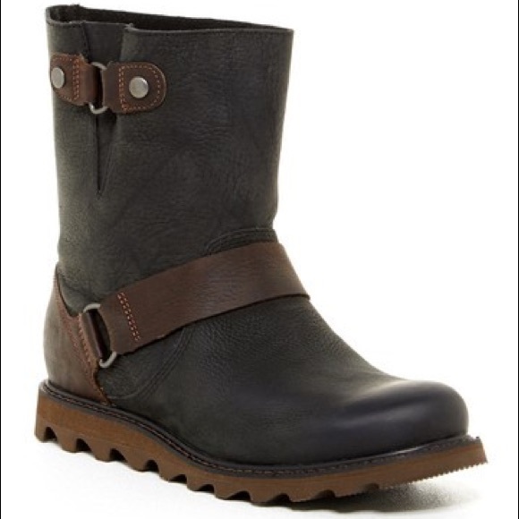 Sorel Shoes - Sorel leather boots sz:8.5 fall scotia comfy cute
